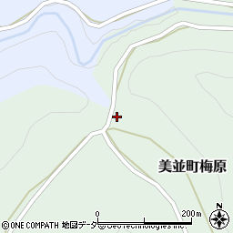 岐阜県郡上市美並町梅原324周辺の地図