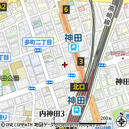 鮨處八千代神田店周辺の地図