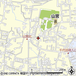 山梨県甲府市山宮町3333-6周辺の地図