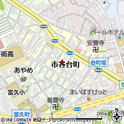 東京都新宿区市谷台町10周辺の地図