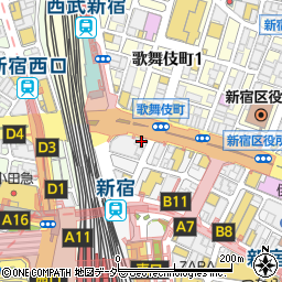 CheeseTable 新宿店周辺の地図