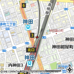 ピザハット　神田店周辺の地図