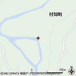 岐阜県中津川市付知町宮の上周辺の地図