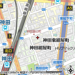 東京都千代田区神田富山町21周辺の地図