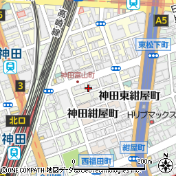 東京都千代田区神田富山町20周辺の地図