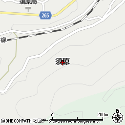 長野県木曽郡大桑村須原周辺の地図