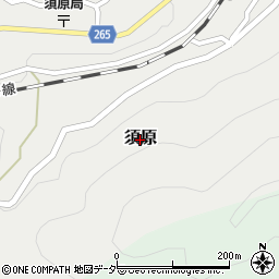 長野県大桑村（木曽郡）須原周辺の地図