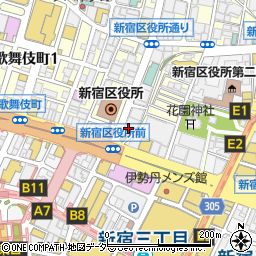 歌広場 新宿区役所前店周辺の地図
