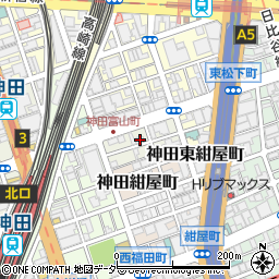 東京都千代田区神田富山町18周辺の地図