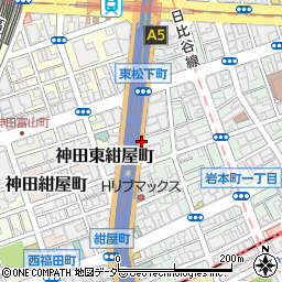 首都高速１号上野線周辺の地図