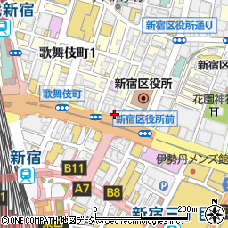 上野クリニック　新宿医院周辺の地図