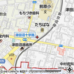 中央労働金庫津田沼支店周辺の地図