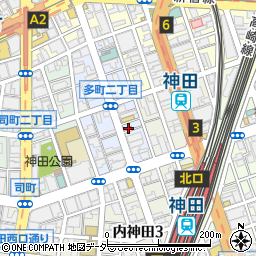 神田駅前郵便局 ＡＴＭ周辺の地図
