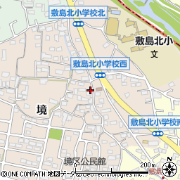 山梨県甲斐市境440周辺の地図