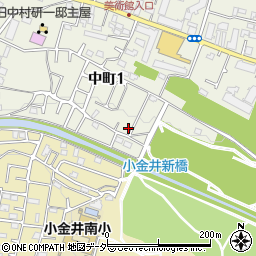 〒184-0012 東京都小金井市中町の地図