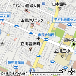 新中華 立川本店周辺の地図