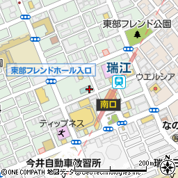 なか卯瑞江駅前店周辺の地図