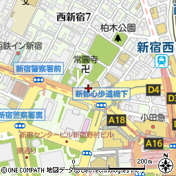 アクセア　西新宿店周辺の地図