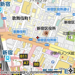 レジーナクリニックオム新宿院周辺の地図