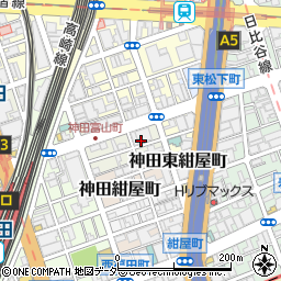 東京都千代田区神田富山町14周辺の地図