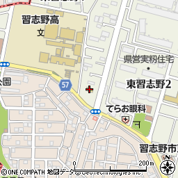ファミリーマート東習志野一丁目店周辺の地図