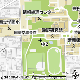 東京都国立市中周辺の地図