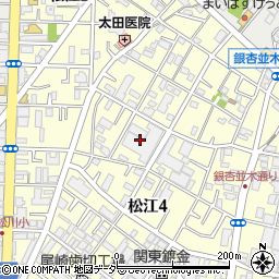 東京都江戸川区松江4丁目6周辺の地図