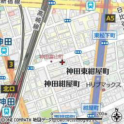 東京都千代田区神田富山町17-3周辺の地図
