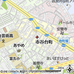 東京都新宿区市谷台町12周辺の地図