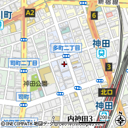 東京都千代田区神田多町2丁目7周辺の地図