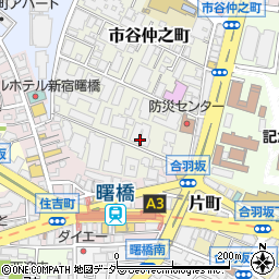 パークハウス市谷仲之町周辺の地図