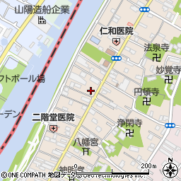 岡野豆腐店周辺の地図