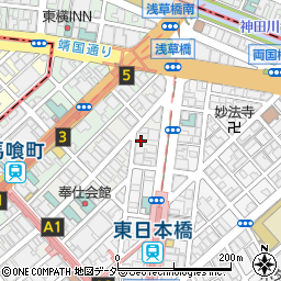 丸中株式会社　東京本店周辺の地図