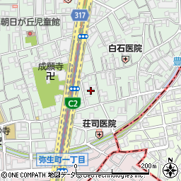 東京都中野区本町1丁目7周辺の地図