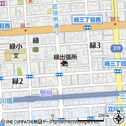 墨田区みどりコミュニティセンター周辺の地図
