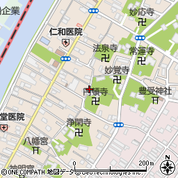 千葉県市川市本行徳周辺の地図