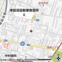 千葉県船橋市前原東3丁目7周辺の地図