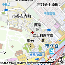 東京都新宿区市谷左内町25周辺の地図