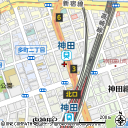 東京都千代田区神田鍛冶町3丁目周辺の地図