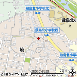 山梨県甲斐市境441周辺の地図