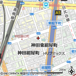東京都千代田区神田富山町11周辺の地図