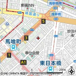 株式会社オンライン　東京営業所周辺の地図
