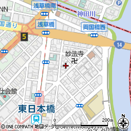 東京都中央区東日本橋2丁目周辺の地図