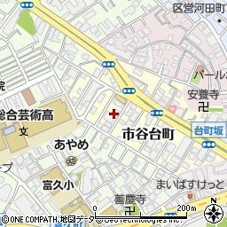 東京都新宿区市谷台町14周辺の地図