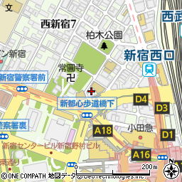 中国語教室ビーチャイニーズ　新宿校周辺の地図