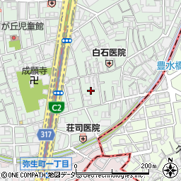 東京都中野区本町1丁目8周辺の地図