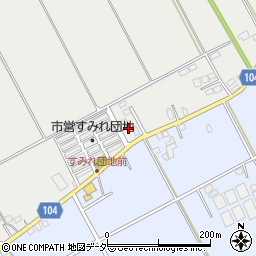 千葉県匝瑳市上谷中282周辺の地図