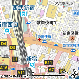 スターバックス コーヒー 新宿サブナード店周辺の地図