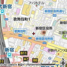 新宿ゴールド第１ビル周辺の地図