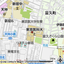 東京医科大学周辺の地図